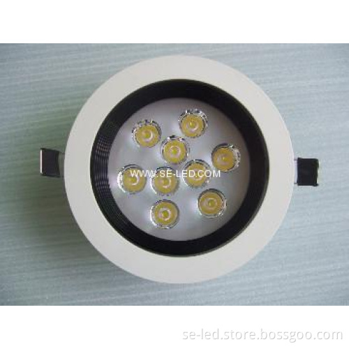 anti-glare high power 12W epistar LED ceiling light